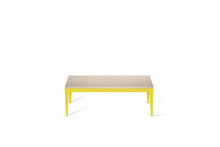 Load image into Gallery viewer, Cosmopolitan White Coffee Table Lemon Yellow