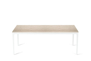 Cosmopolitan White Long Dining Table Pearl White