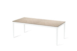 Cosmopolitan White Long Dining Table Pearl White