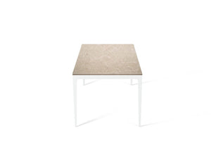 Cosmopolitan White Long Dining Table Pearl White