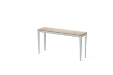 Load image into Gallery viewer, Cosmopolitan White Slim Console Table Oyster