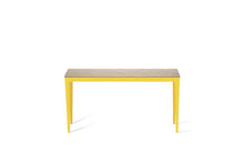 Load image into Gallery viewer, Cosmopolitan White Slim Console Table Lemon Yellow