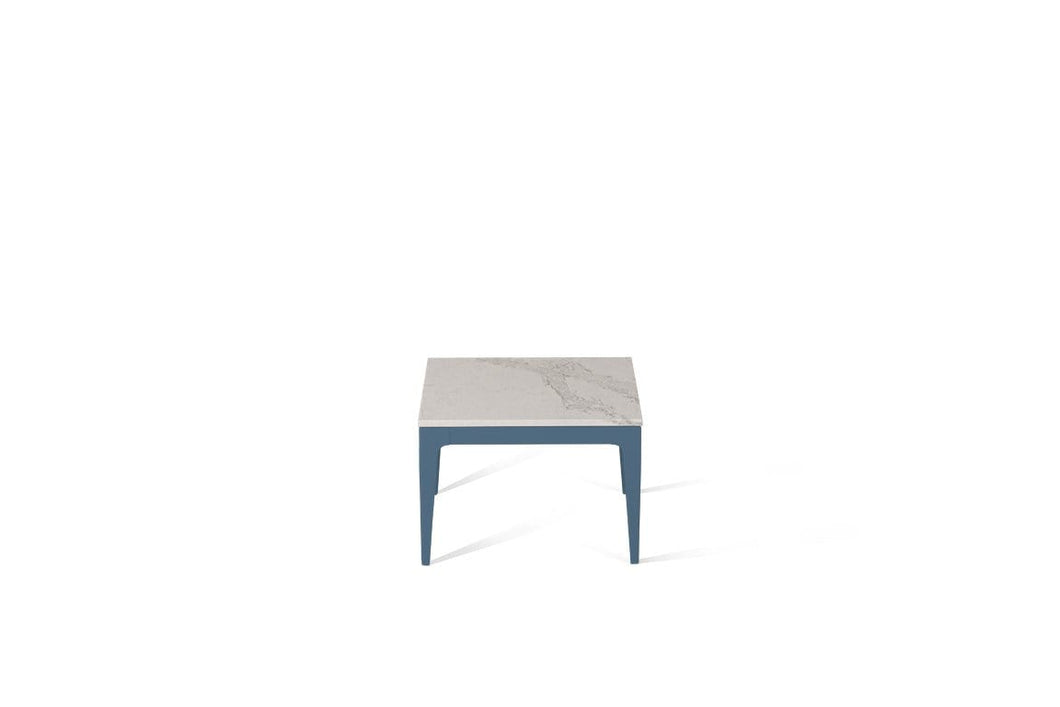 Calacatta Nuvo Cube Side Table Wedgewood