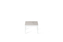 Load image into Gallery viewer, Calacatta Nuvo Cube Side Table Pearl White