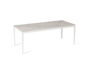 Calacatta Nuvo Long Dining Table Oyster