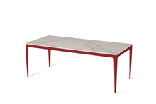 Load image into Gallery viewer, Calacatta Nuvo Long Dining Table Flame Red