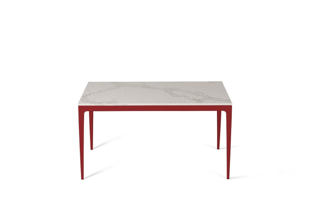 Calacatta Nuvo Standard Dining Table Flame Red