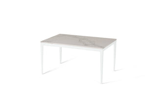 Calacatta Nuvo Standard Dining Table Pearl White