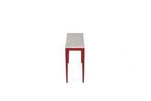 Load image into Gallery viewer, Calacatta Nuvo Slim Console Table Flame Red