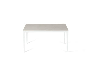 Frosty Carrina Standard Dining Table Pearl White