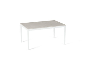 Frosty Carrina Standard Dining Table Pearl White
