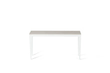 Load image into Gallery viewer, Frosty Carrina Slim Console Table Pearl White