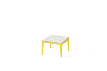 Load image into Gallery viewer, White Attica Cube Side Table Lemon Yellow