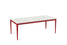 Load image into Gallery viewer, White Attica Long Dining Table Flame Red