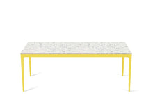 Load image into Gallery viewer, White Attica Long Dining Table Lemon Yellow