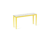 Load image into Gallery viewer, White Attica Slim Console Table Lemon Yellow