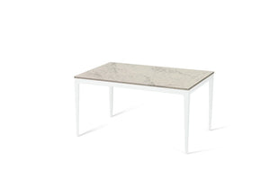 Noble Grey Standard Dining Table Pearl White