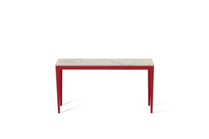 Noble Grey Slim Console Table Flame Red
