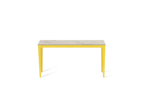 Noble Grey Slim Console Table Lemon Yellow