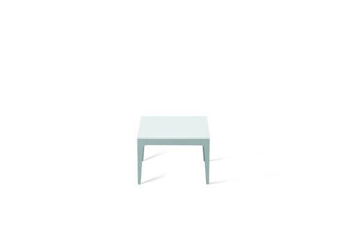 Intense White Cube Side Table Admiralty