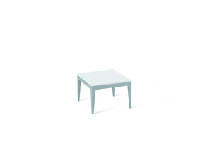 Intense White Cube Side Table Admiralty