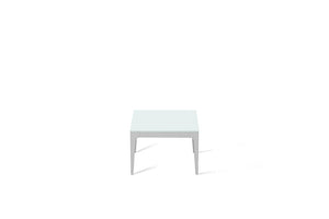 Intense White Cube Side Table Oyster