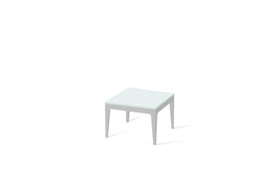 Intense White Cube Side Table Oyster