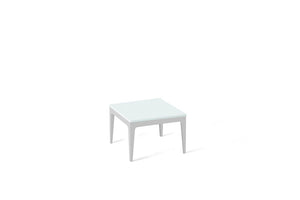 Intense White Cube Side Table Oyster