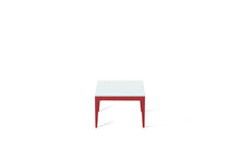 Load image into Gallery viewer, Intense White Cube Side Table Flame Red