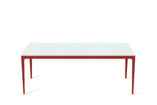 Load image into Gallery viewer, Intense White Long Dining Table Flame Red