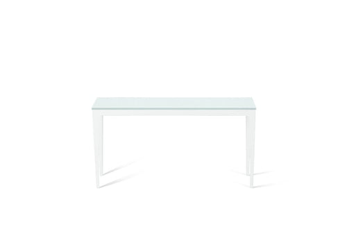 Intense White Slim Console Table Pearl White