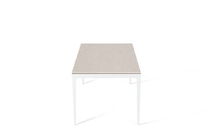 Nordic Loft Long Dining Table Pearl White
