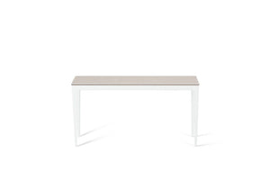 Nordic Loft Slim Console Table Pearl White