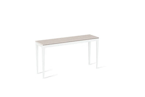 Nordic Loft Slim Console Table Pearl White
