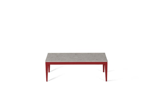 Bianco Drift Coffee Table Flame Red