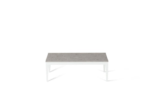 Bianco Drift Coffee Table Pearl White
