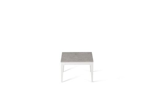 Bianco Drift Cube Side Table Oyster