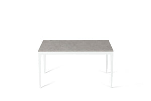 Bianco Drift Standard Dining Table Pearl White