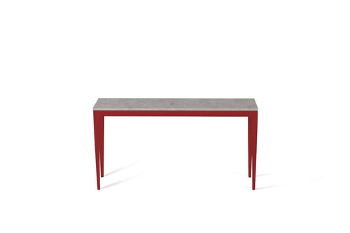 Bianco Drift Slim Console Table Flame Red
