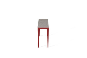 Bianco Drift Slim Console Table Flame Red