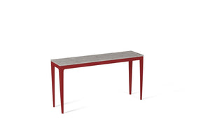 Bianco Drift Slim Console Table Flame Red