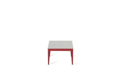 Georgian Bluffs  Cube Side Table Flame Red