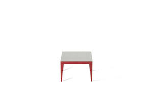 Georgian Bluffs  Cube Side Table Flame Red