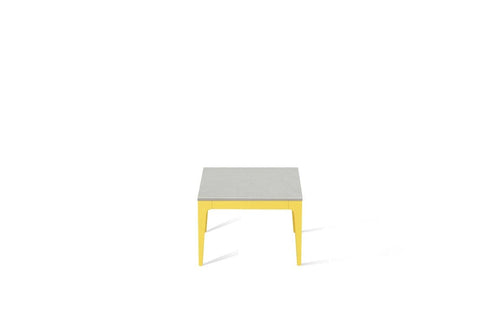 Georgian Bluffs  Cube Side Table Lemon Yellow