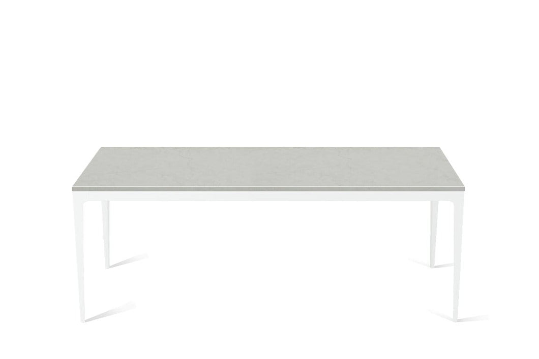Georgian Bluffs  Long Dining Table Pearl White