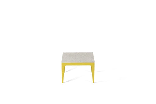 Ocean Foam Cube Side Table Lemon Yellow