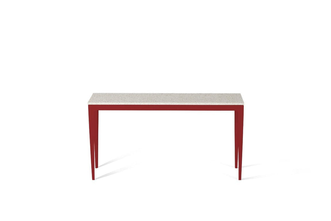 Ocean Foam Slim Console Table Flame Red