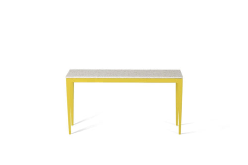 Ocean Foam Slim Console Table Lemon Yellow