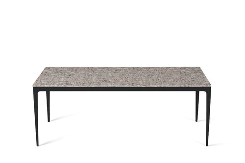 Atlantic Salt Long Dining Table Matte Black