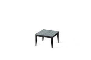 Turbine Grey Cube Side Table Matte Black